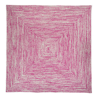 Catalina - Magenta 11' square, Square, Braided - Contemporary - Outdoor ...