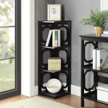 Omega 3 Tier Corner Bookcase