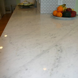 Cambrian Black Carara Marble Kitchen - Kitchen Countertops