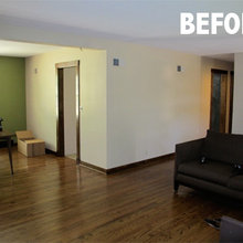 Kitchen - before and after