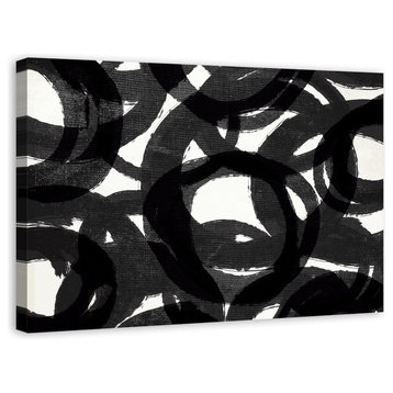 "In The Loop Contemporary" Canvas Wall Art, 48"x32"