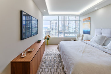 Minimalist home design photo in Vancouver