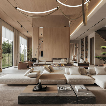 Luxury Modern Minimalist Villa Interior Design | Meydan, Dubai