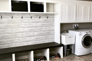 Inspiration for a timeless laundry room remodel in Columbus