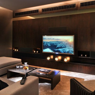 Inspiration for a contemporary basement in London.