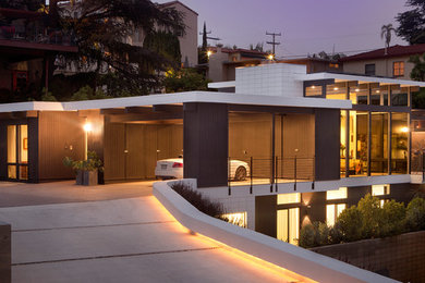 Example of a 1960s exterior home design in San Diego