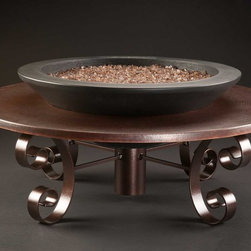43" Caldera Copper Fire Table - Fire Pits