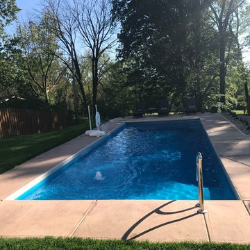 Pool Remodel with Retractable Pool Cover