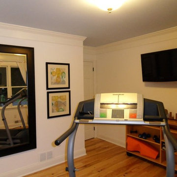 Yoga, exercise room