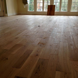 Custom Hand Beveled Rustic White Oak Flooring - Hardwood Flooring