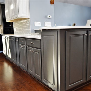 North Judson, IN. Haas Signature Collection. Maple Two Tone Kitchen