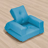 Hippo Jr. Convertible Futon Chair/Bed, Horizon Blue Mattress