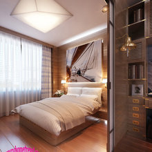 Nice, Contemporary Bedroom Idea for holiday maker