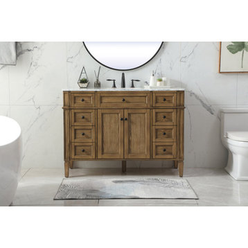 21.5" Transitional Driftwood-Light Bathroom Vanity