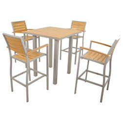 Contemporary Outdoor Pub And Bistro Sets by POLYWOOD