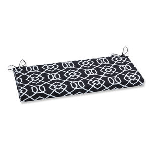 New Geo And White Bench Cushion Contemporary Outdoor Cushions