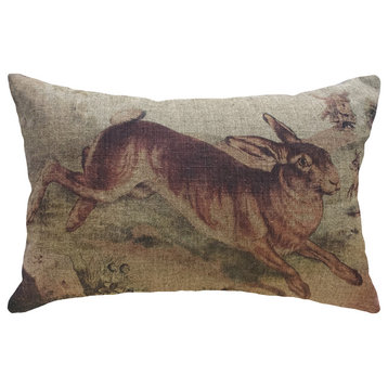 Hare Linen Pillow