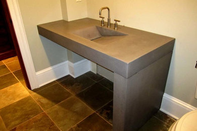 Inspiration for a contemporary bathroom remodel in Other