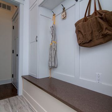 Open Concept Kitchen-Living-Dining Remodel with Mudroom, Powder, Garage Laundry