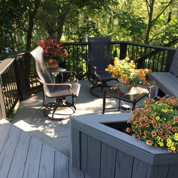 Multi Level Low Maintenance Deck in Mundelein, IL