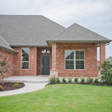 Brick Columns on Front Porch