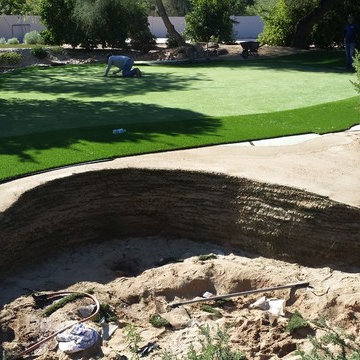 Synthetic Putting Green Complexes (bunkers/chipping/hazards)