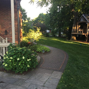After: side walk at back patio