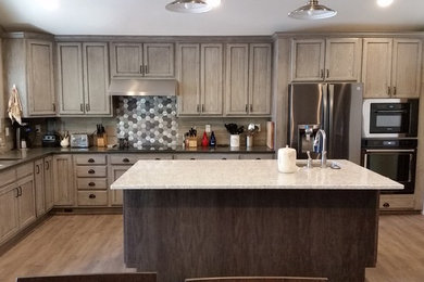 Inspiration for a transitional kitchen remodel in Other