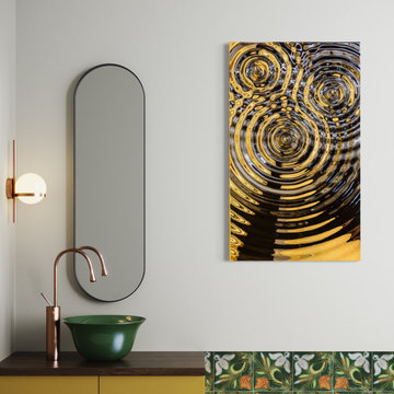 Golden Touch: A Luxury Bathroom with the Interference Towel Dryer