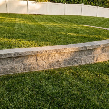 Curved Stone Retaining Wall Loudonville Loudonville, NY