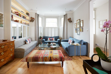 This is an example of a bohemian home in London.