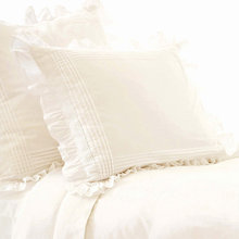 Ivory Bedding our Room