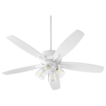 Quorum Breeze 52" 4-LT Ceiling Fan 7052-408 - Studio White