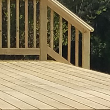 Western Springs Illinois Treated Pine Re-Deck