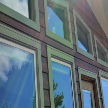 Morrison Mountain Home | Cedar to James Hardie WoodTone Rustic