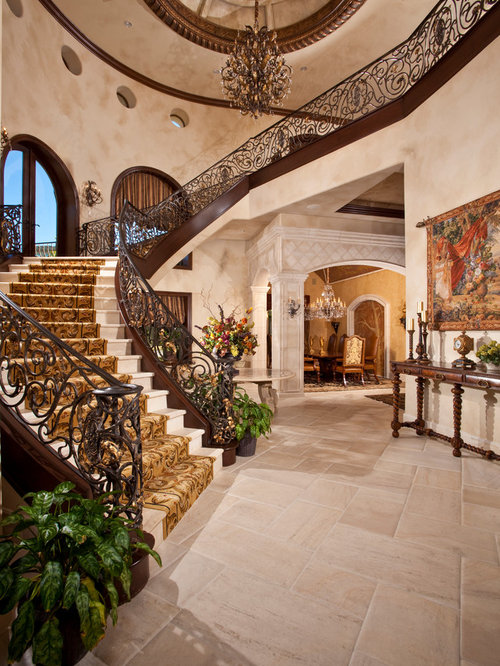 Mediterranean Staircase Design Ideas, Remodels & Photos