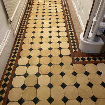 Restoration of a Damaged Victorian Hallway Floor in Preston