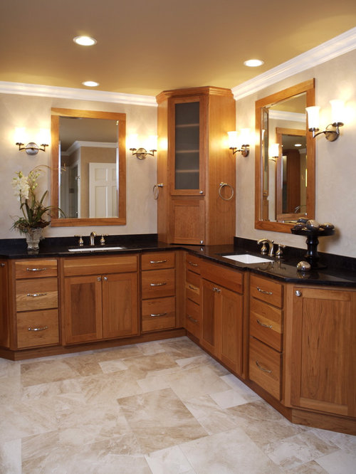 Corner Double Vanity Ideas, Pictures, Remodel and Decor