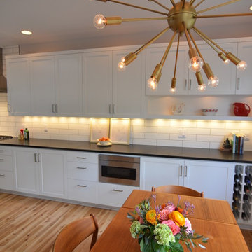 Eclectic Transitional Kitchen/Great Room