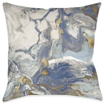 Marbling Splash Indoor Pillow, 18"x18"