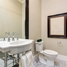 powder room floor