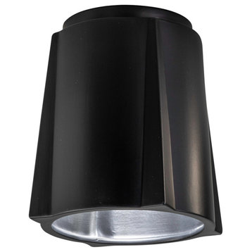 Radiance Compass Ceramic Flush-Mount, Carbon Matte Black, LED