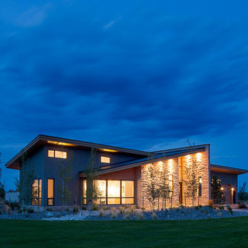 Contemporary Custom Home Mountain Views