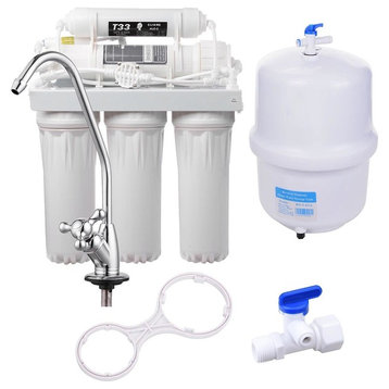 Water Filter System Reverse Osmosis 5 Stage 100 GPD for Home Drinking