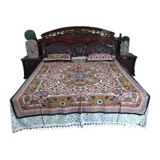 Mogul Interior - 3p Indi Bedspread Ethnic Mandala Bedding Bedcover Bedroom Decor Bedding - Quilts And Quilt Sets