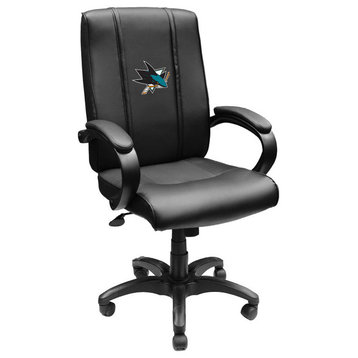 San Jose Sharks Executive Desk Chair Black