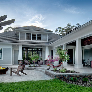 Sater Design Collection's 7083 "Prairie Pine Court" Home Plan