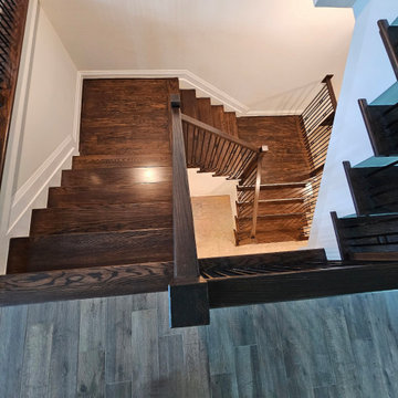 Project #109 | U-Shaped Stairs in Countryside Retreat