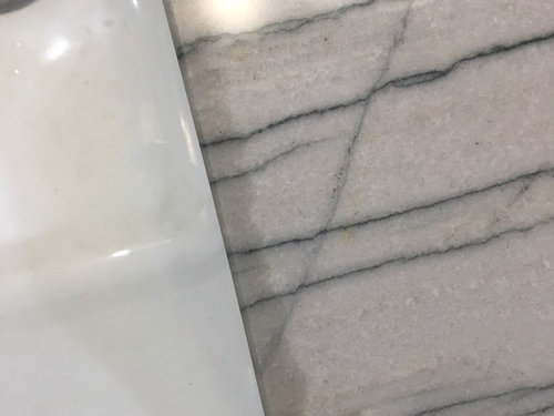 White Macaubus Quartzite Stained White Macaubus Quartzite Stained