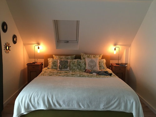 Was an die Schlafzimmerwand?